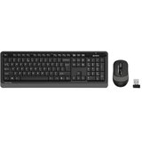 A4Tech Tastatura FSTYLER (FG1010) Membranska Wireless / Bežična / Full Size / Black | Eponuda.com