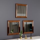 Hanah home set 3 ogledala otto, bronza Cene