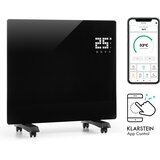 Klarstein bornholm single smart, konvekcijski grelnik, 1000 w, upravljanje z aplikacijo, črn Cene