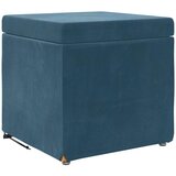  Stolica Plava 41 x 41 x 40 cm Svileni i Fino Radeći Drvo - Plava 40 cm Baršun | shoptok.hr