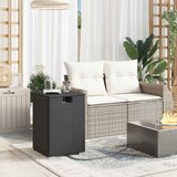  Pokrovni stol za spremnik propana crni 40x40x60 cm poliratan | shoptok.hr