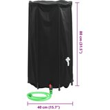  Spremnik za vodu sa slavinom sklopivi 100 L PVC Crna | Shoptok.si