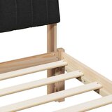  Okvir kreveta Smeđa i crna 75 x 190 cm Masivna borovina | shoptok.hr