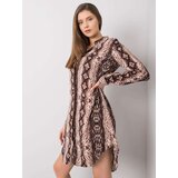 RUE PARIS Dress-TO-SK-1103-9.10P-brown | shoptok.hr