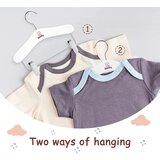 ILAUKE 11x leseni otroški obešalniki s sponkami | Shoptok.si