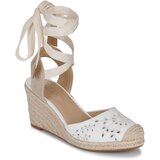 Polo Ralph Lauren Sandali & Odprti čevlji PAISLEE EYLT-ESPADRILLES-WEDGE Bela | Shoptok.si