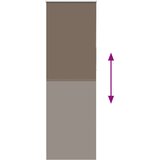 Rolo zavjesa za zamračivanje boje kave 65x210 cm Širina tkanine 60,7 cm Poliester | Shoptok.si