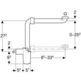 Geberit Sifon (1 ¼″, Premer: 32 mm, Plastika) | Shoptok.si