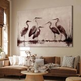  XXL slika - Herons painted with ink 130x87 | shoptok.hr