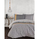  Veneto Crni, Beli i Narandžasti Satenski Set Pokrivača za Dušek | ePonuda.com