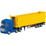  Metalni tovornjak z volumetričnim priklopnikom za igro Huina 1:50 - rumena | Shoptok.si