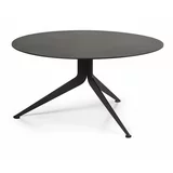 Spinder Design Crni metalni okrugao stolić za kavu ø 78 cm Daley –