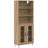  Highboard 2 kom. Umjetnički hrast 69,5 x 34 x 180 cm | shoptok.hr