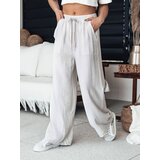 DStreet Spodnie damskie wide leg NAMAYAS jasnobeżowe | Shoptok.si
