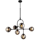  Endon 106661 - Luster na štapu ONTARIO 6xE14/7W/230V crna/dimljena crna | Eponuda.com