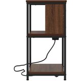  Noćni ormar 2 pcs Smeđi hrast 38 x 31 x 61 cm Konstruirano drvo | shoptok.hr