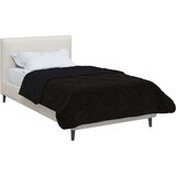 Poletna odeja Črna 155 x 220 cm Mikrofibra in Teddy flis, (5000284551) | Shoptok.si