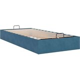 vidaXL Okvir za krevet bez madraca tamnoplavi 90x190 cm baršunasti | shoptok.hr