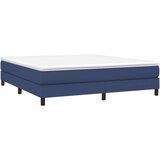  Box spring postelja z vzmetnico modra 180x200 cm blago, (20791726) | Shoptok.si