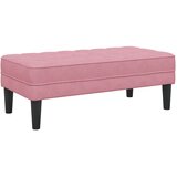  Klupa s jastukom Ružičasta 113 x 57 x 39 cm Baršun | shoptok.hr