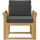  2 Komad Set vanjskih sofa Poliester Bijela i Antracit | shoptok.hr