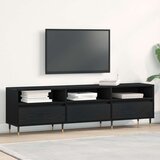 TV ormarić Crna Hrast 150x30x44 5 cm Odabrani materijal | shoptok.hr