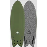 Retro Fish Quad Deska za surfanje military green
