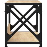  Stalak za pisač 2 razine boja hrasta 44 x 26 x 31,5 cm drveni | shoptok.hr