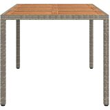  Stol za vrt Siva 150 x 90 x 75 cm poliratan | shoptok.hr