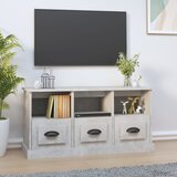 vidaXL TV omarica betonsko siva 100x35x50 cm inženirski les Cene