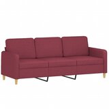  Trosjed od tkanine crvena boja vina 180 cm | shoptok.hr