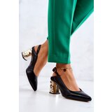 Kesi Leather Boat Pumps Maciejka 05427-01 Black | Shoptok.si