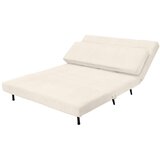 Støraa Krem sklopiva sofa od samta 140 cm Mallory – | shoptok.hr
