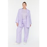 Trendyol Curve Lilac Woven Trousers Cene