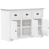  Komoda BODO bijela 115,5 x 44 x 80 cm od masivne borovine | shoptok.hr