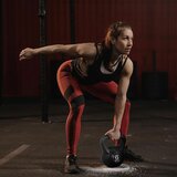 Kettlebell 6 kg za vježbanje, bučica, lopta s utezima, teret za fitness, moderan dom Slike