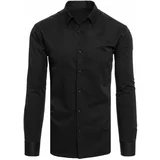 DStreet Men's Solid Black Shirt