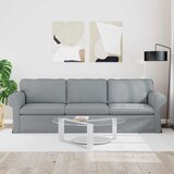 SOFA Svijetlo siva 245 x 82 x 80 cm tkanina | shoptok.hr