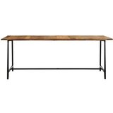 vidaXL Jedilna miza 200x100x75 cm trden mangov les | Shoptok.si