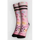 Candy Hearts Nogavice pink