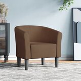  Zaobljena stolica smeđa od tkanine | shoptok.hr