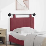  Držeće uzglavlje Zidne Vinska crvena 100 x 55 x 5 cm tkanina - boja crnog vina 90 cm bez LED svjetla | shoptok.hr
