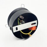  Plafonsko svetlo ELIAS 1xE14/5W/230V prečnik 13 cm crna/zadimljeno siva | Eponuda.com