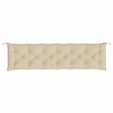  Jastuk za vrtnu klupu bež 200 x 50 x 7 cm od tkanine Oxford | Eponuda.com