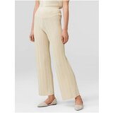 Orsay Beige wide ribbed trousers - Women Cijene