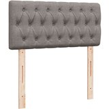 vidaXL Box spring postelja z vzmetnico taupe 80x200 cm blago, (21310247) | Shoptok.si