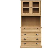  Visoka komoda VIGO 80 x 40 x 176 cm od masivne borovine | shoptok.hr