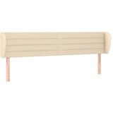 Maison Chic Vzglavna omarica - Nočna omarica - Posteljna omarica z ušesi krem 183x23x78/88 cm blago, (21710629) | Shoptok.si