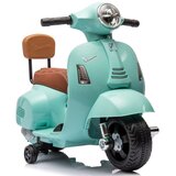  Skuter Vespa na akumulator sa sjedištem od eko kože i naslonom - tirkizni | shoptok.hr