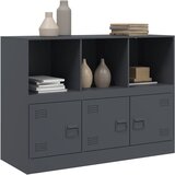  Komoda antracit 99 x 39 x 73 cm čelična | shoptok.hr